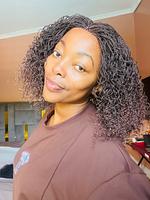 The Malaika Curls | Curly Minitwist Closure Wig | Wigs by L