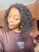 The Malaika Curls | Curly Minitwist Closure Wig | Wigs by L